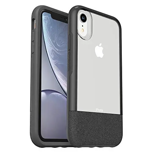 OtterBox Statement Series Case for iPhone XR - Lucent Storm (Clear/Castlerock/Pewter) - 1