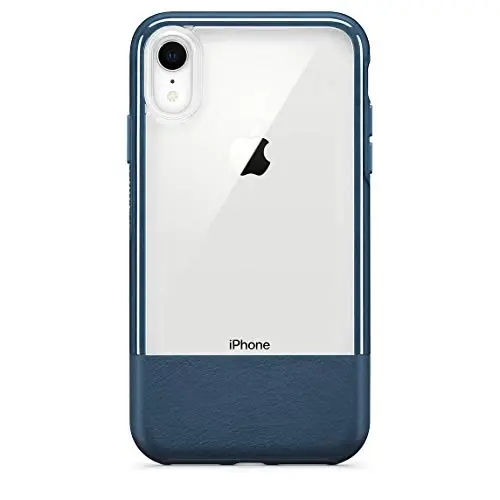 OtterBox Statement Series Case for iPhone XR - Lucent Jade (Clear/Dark Jade/Dark Jade Leather) - 1