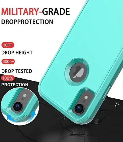 Diverbox for iPhone Xr Case [Shockproof] [Dropproof] [Dust-Proof],Heavy Duty Protection Phone Case Cover for Apple iPhone XR - DIVERBOX (1)