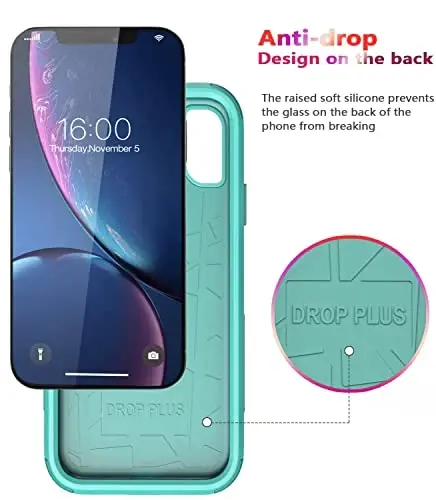 Diverbox for iPhone Xr Case [Shockproof] [Dropproof] [Dust-Proof],Heavy Duty Protection Phone Case Cover for Apple iPhone XR - 4