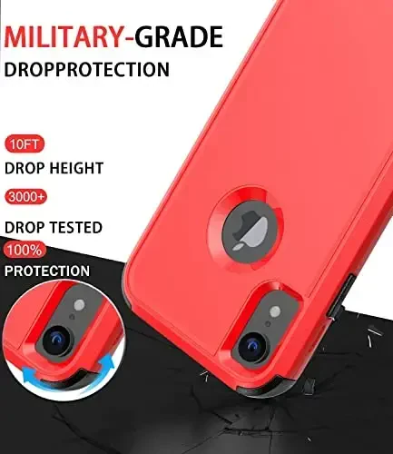 Diverbox for iPhone Xr Case [Shockproof] [Dropproof] [Dust-Proof],Heavy Duty Protection Phone Case Cover for Apple iPhone XR - 2