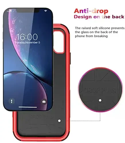 Diverbox for iPhone Xr Case [Shockproof] [Dropproof] [Dust-Proof],Heavy Duty Protection Phone Case Cover for Apple iPhone XR - 4