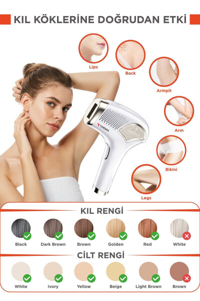 IPL Ice Head Laser Hair Removal 999,999 Shots Automatic/manual Touch Screen Painless Body Device - 3