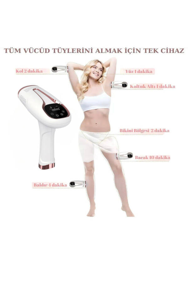 IPL Ice Laser Hair Removal 999,999 Shots Automatic/Manual Touchscreen Painless Body Face Device - 13