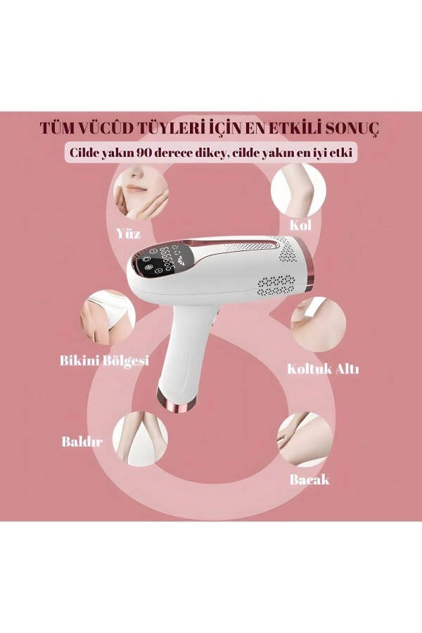 IPL Ice Laser Hair Removal 999,999 Shots Automatic/Manual Touchscreen Painless Body Face Device - 3