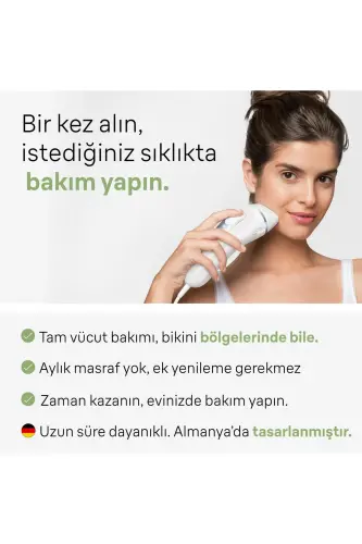 IPL Silk·expert Pro 3, Evde Tüy Alma, Çanta, Venus Tıraş Makinesi, 2 Başlık, PL3132 - BEYAZ - 6