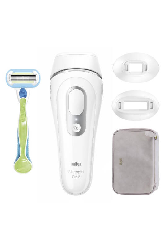 IPL Silk·expert Pro 3, Hair Removal at Home, Bag, Venus Razor, with 2 Heads, PL3132 - 8