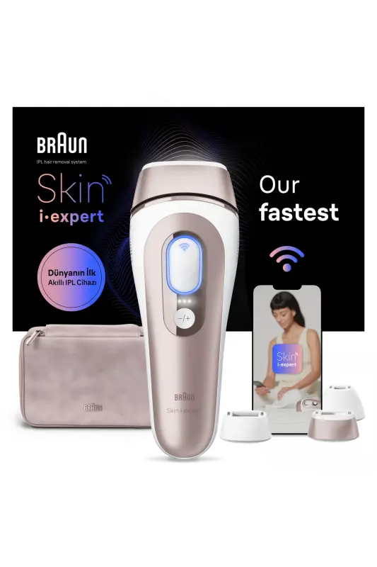IPL Skin i·expert, Evde Tüy Alma, Ücretsiz Uygulama, Çanta, Gillette Venus, 3 Başlık, PL7253 - BRAUN