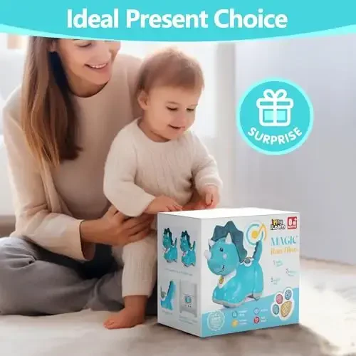 iPlay, iLearn Baby Toys 6-12 Months, Crawling Toys for 9-12 Month Girls, Infant Tummy Time, 1 Year Old 1st Birthday Gift, Unicorn Musical Toys for Toddlers 0-2, Light Up Sensory Baby Toys 12-18 Months - 6