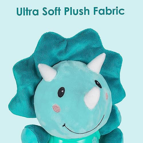 iPlay, iLearn Baby Dinosaur Musical Toys, Newborn Boys Gift, Soft Dino Plush Stuffed Animal, Infant Light Music Time, 1st Birthday Shower Gift Stuffers for 0 1 2 3 6 9 12 18 Month 1-3 Yrs Toddler Girl - 4