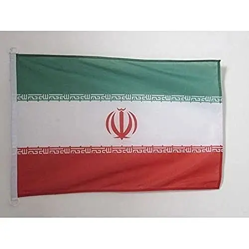 Iran NAUTICAL Flag 18'' x 12'' - Iranian - Persian flags 30 x 45 cm. - Banner 12x18 in for boat - AZ FLAG 
