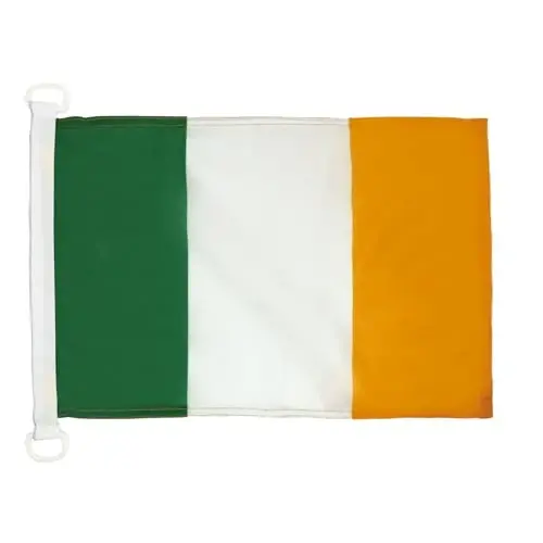 Ireland NAUTICAL Flag 18'' x 12'' - Irish flags 30 x 45 cm. - Banner 12x18 in for boat - AZ FLAG - AZ FLAG