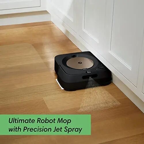 iRobot Braava Jet m6 (6012) Ultimate Robot Mop- Wi-Fi Connected, Precision Jet Spray, Smart Mapping, Works with Alexa, Ideal for Multiple Rooms, Recharges and Resumes, Black - 2