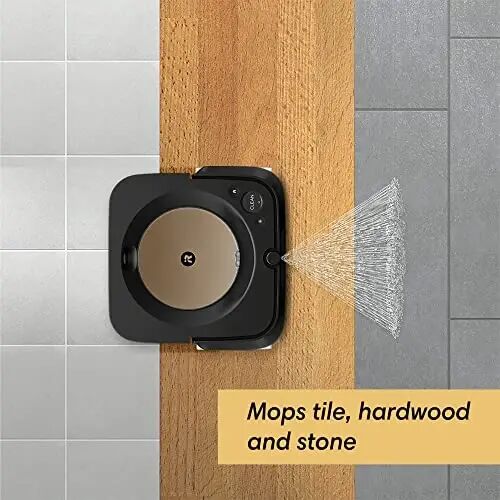 iRobot Braava Jet m6 (6012) Ultimate Robot Mop- Wi-Fi Connected, Precision Jet Spray, Smart Mapping, Works with Alexa, Ideal for Multiple Rooms, Recharges and Resumes, Black - 5