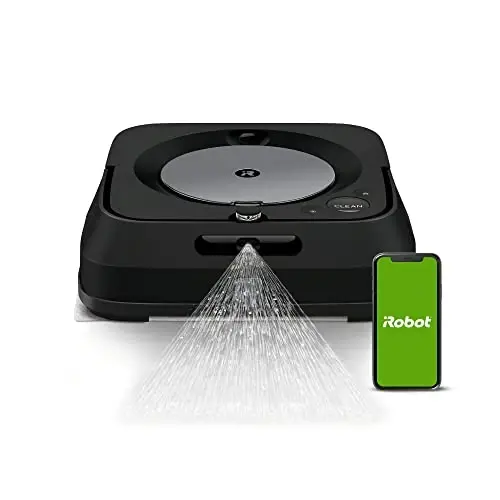 iRobot Braava Jet m6 6113 Ultimate Robot Mop - Wi-Fi Connected, Precision Jet Spray, Smart Mapping, Compatible with Alexa, Ideal for Multiple Rooms, Recharges and Resumes, Graphite - 1