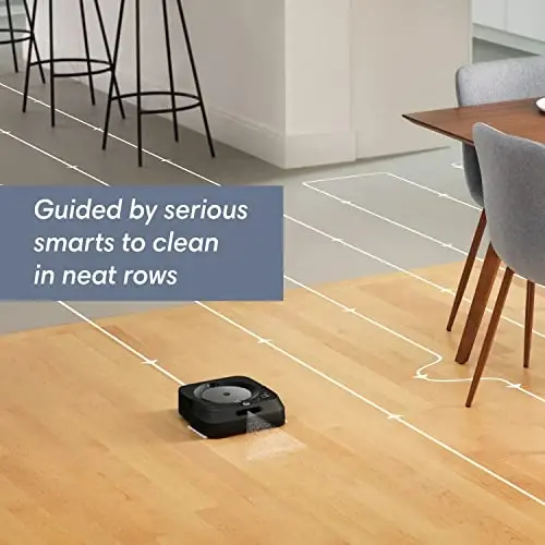 iRobot Braava Jet m6 6113 Ultimate Robot Mop - Wi-Fi Connected, Precision Jet Spray, Smart Mapping, Compatible with Alexa, Ideal for Multiple Rooms, Recharges and Resumes, Graphite - 5