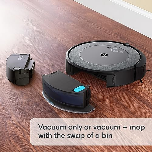 iRobot Roomba Combo i5+, o'z-o'zini bo'shatadigan robot chang'yutgich va pol yuvuvchi. Aqlli xaritalash bilan xonalarni tozalash, 60 kungacha o'zini bo'shatadi, Alexa bilan ishlaydi, shaxsiylashtirilgan tozalash operatsion tizimi. - 3