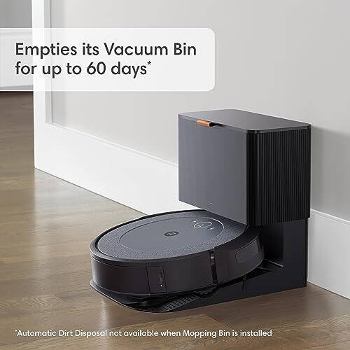 iRobot Roomba Combo i5+, self-emptying robot vacuum and mop. Clean by room with smart mapping, empties itself for up to 60 days, works with Alexa, personalized cleaning OS. - 5