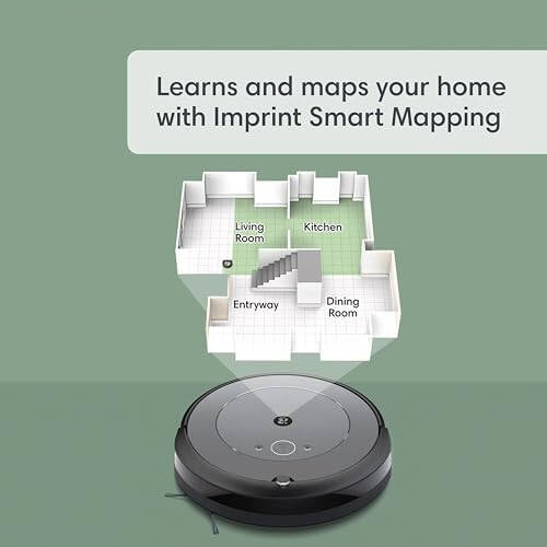 iRobot Roomba i3+ EVO (3554) Robot Chang'ir - 60 Kungacha Tozalashga Qadar O'zini Bo'shatish, Aqlli Xaritalash Yordamida Xona-Xona Tozalash, Alexa bilan Mos, Shaxsiylashtirilgan Tozalash - 4