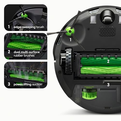 iRobot Roomba i3+ EVO (3554) Robot Süpürge - 60 Güne Kadar Kendi Kendini Boşaltır, Akıllı Haritalama ile Oda Oda Temizlik, Alexa ile Uyumlu, Kişiselleştirilmiş Temizlik - 2