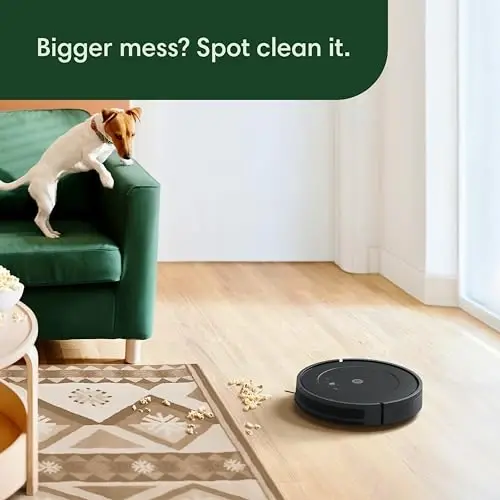 iRobot Roomba Robotli changyutgich (Q011) - kuchli tortish quvvati, Alexa, tinchroq tozalash rejimi, ko'p sirt tozalash, chiziqli tozalash, ishlatish oson, o'zini-o'zi zaryad qilish - 4