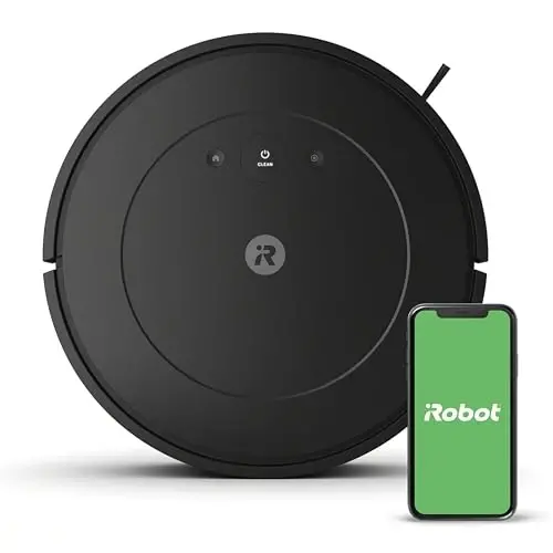 iRobot Roomba Vacuum Robot Vacuum (Q011) - Power-Lifting Suction, Alexa, Quieter Cleaning Mode, Multi-Surface Cleaning, Cleans in Neat Rows, Easy to use, Self-Charging 