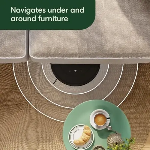 iRobot Roomba Vacuum 2 Essential Robot with AutoEmpty Dock, 3 Suction Levels, Latest Floor Tracking Sensors, and Compact Design (Black) - 5