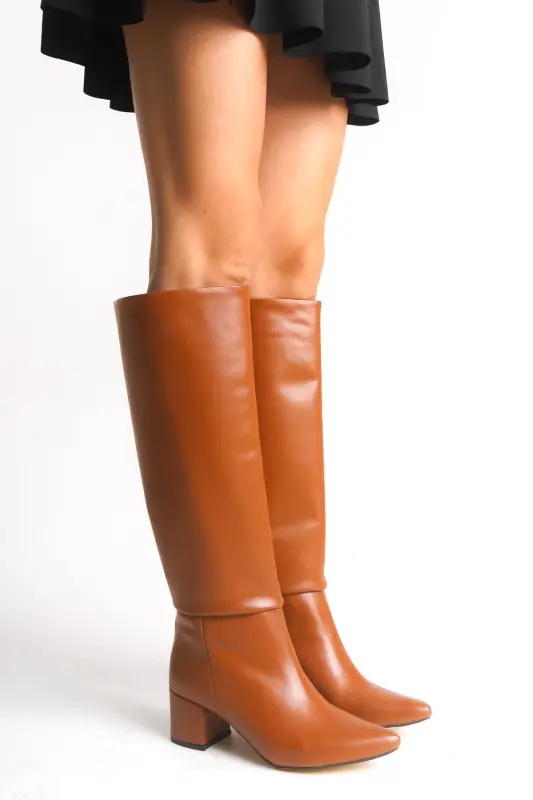 Iserolia Women's Boot 00125000 Tan Leather-Tan Leather - 3
