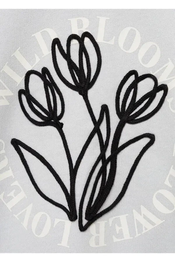 Ishlama detallari bo'lgan paxta sviter - 6