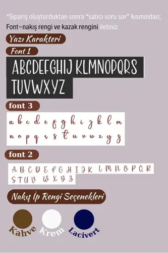 İsim Nakışlı Unisex Triko Kız Erkek Bebek Kazak Bebek Hediyelik İsimli Çocuk Kazak Yenidoğan Tulum-nakışlıkahve2 - 6