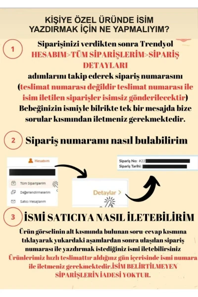 Isimli Silikon Damaklı Bebek Emzik Ve Zincir Seti (0-6 Ay) - 0490 - 3