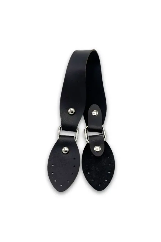 Искусственная кожа ручка сумки 43 см черный - 2