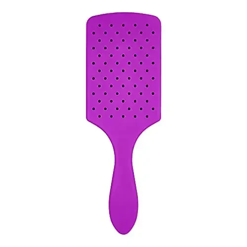 Wet Brush Paddle Detangler Hair Brush, Purple, Ultra-Soft IntelliFlex Bristles with AquaVent Design, Great For Treatment & Mask Application, Women, Men, Wet, Dry and Damaged Hair - 2