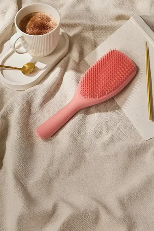 The Ultimate Detangler Large Peach Eletriklenme Önleyici Saç Fırçası-Tarak (Düz ve Kıvırcık Saçlar) - No Color - 4