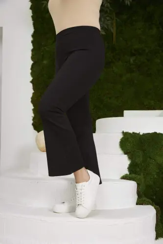 Ispancha Paça Katta O'lchamli Qora Po'latdan To'qilgan Tayt - 3