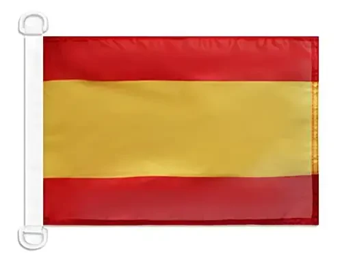 Spain Civil Ensign NAUTICAL Flag 18'' x 12'' - Spanish merchant flags 30 x 45 cm. - Banner 12x18 in for boat - AZ FLAG - AZ FLAG