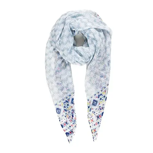 MELIFLUOS DESIGNED IN SPAIN Scarf for Women Lightweight Geometric Fashion For Summer Fall Scarves Shawl Wraps - 1