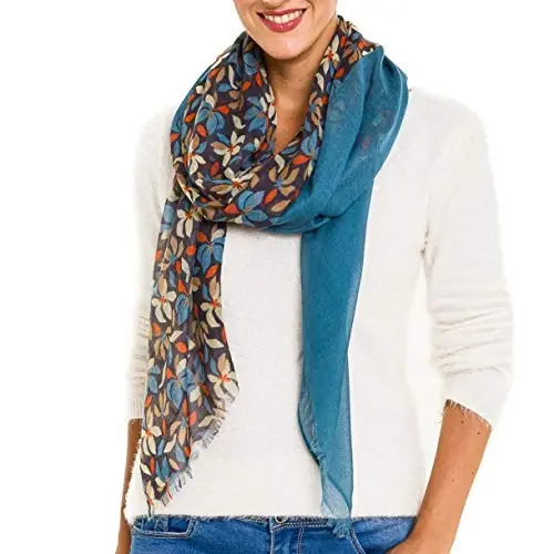 MELIFLUOS DESIGNED IN SPAIN Scarf for Women Lightweight Geometric Fashion For Summer Fall Scarves Shawl Wraps - 3