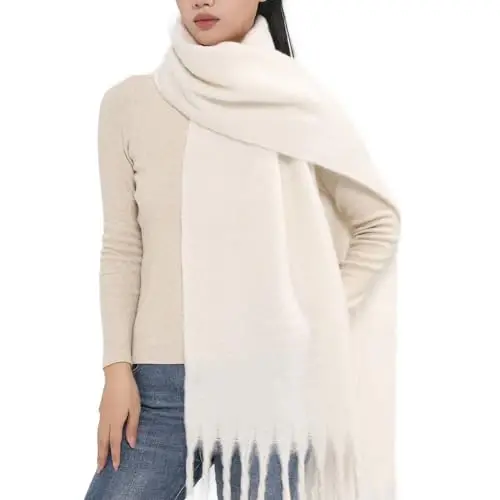 MELIFLUOS DESIGNED IN SPAIN Women's Fashion Scarves Long Shawl Cardigan Wrap Large Warm Long Scarves - 1