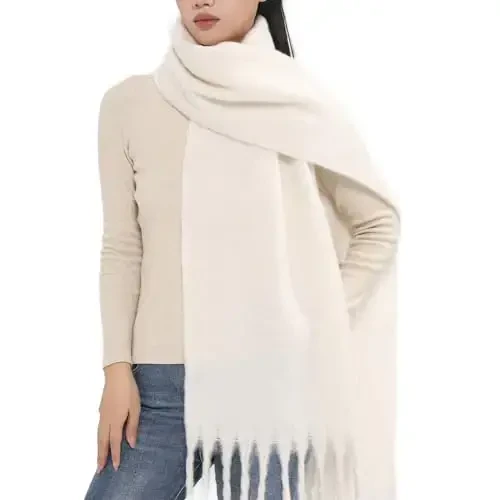 MELIFLUOS DESIGNED IN SPAIN Women's Fashion Scarves Long Shawl Cardigan Wrap Large Warm Long Scarves 