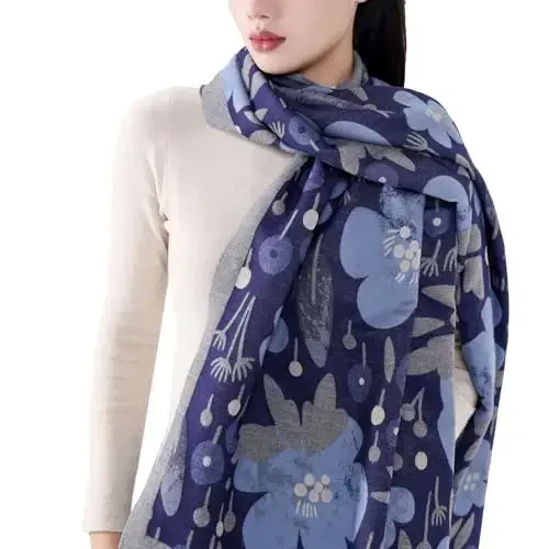 MELIFLUOS DESIGNED IN SPAIN Women's Fashion Scarves Long Shawl Cardigan Wrap Large Warm Long Scarves - MODAZONE (1)