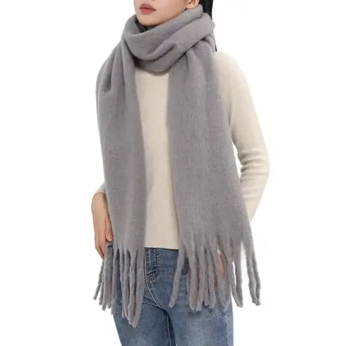 MELIFLUOS DESIGNED IN SPAIN Women's Fashion Scarves Long Shawl Cardigan Wrap Large Warm Long Scarves - 6
