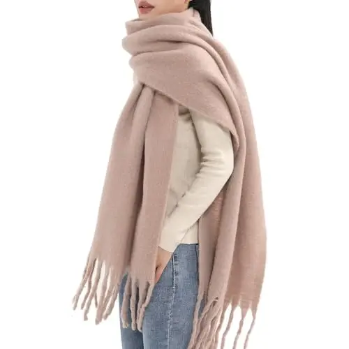 MELIFLUOS DESIGNED IN SPAIN Women's Fashion Scarves Long Shawl Cardigan Wrap Large Warm Long Scarves - 4