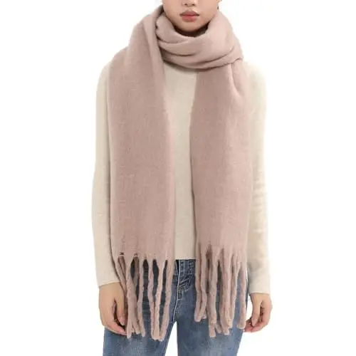 MELIFLUOS DESIGNED IN SPAIN Women's Fashion Scarves Long Shawl Cardigan Wrap Large Warm Long Scarves - 6