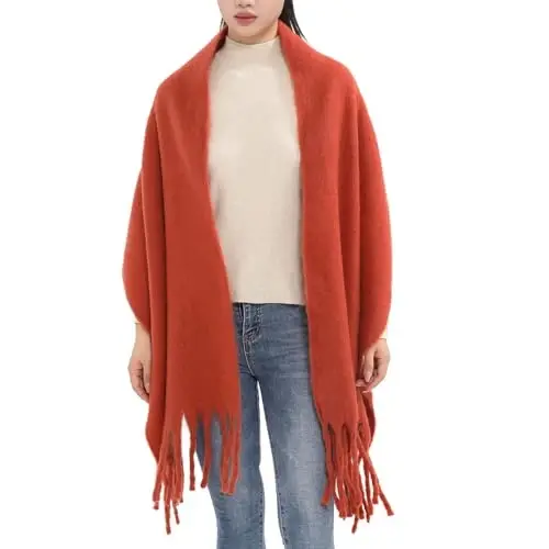 MELIFLUOS DESIGNED IN SPAIN Women's Fashion Scarves Long Shawl Cardigan Wrap Large Warm Long Scarves - 2