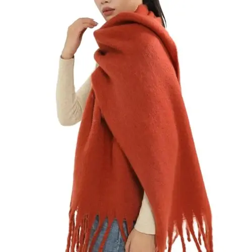 MELIFLUOS DESIGNED IN SPAIN Women's Fashion Scarves Long Shawl Cardigan Wrap Large Warm Long Scarves - 6