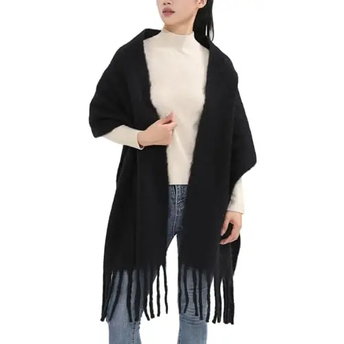 MELIFLUOS DESIGNED IN SPAIN Women's Fashion Scarves Long Shawl Cardigan Wrap Large Warm Long Scarves 