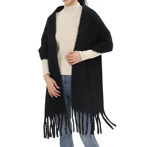 MELIFLUOS DESIGNED IN SPAIN Women's Fashion Scarves Long Shawl Cardigan Wrap Large Warm Long Scarves - MELIFLUOS (1)