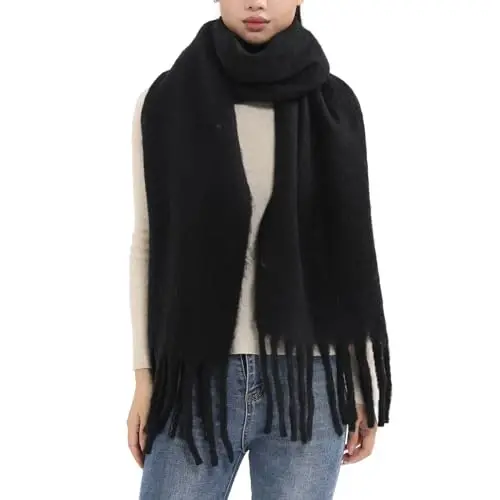 MELIFLUOS DESIGNED IN SPAIN Women's Fashion Scarves Long Shawl Cardigan Wrap Large Warm Long Scarves - 5