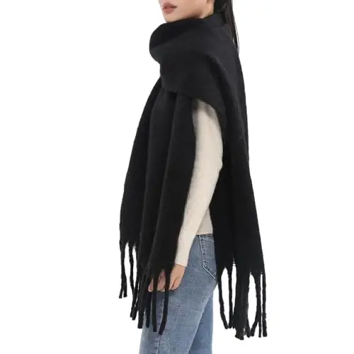 MELIFLUOS DESIGNED IN SPAIN Women's Fashion Scarves Long Shawl Cardigan Wrap Large Warm Long Scarves - 6